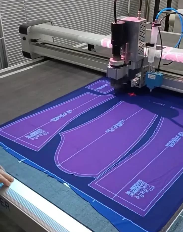 Precision laser cutting for custom sportswear production