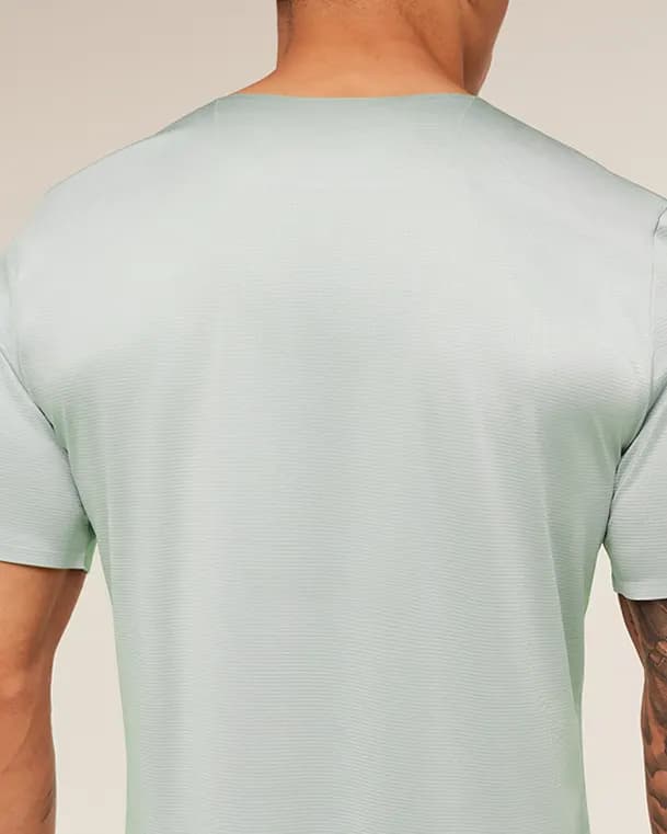 Essential Interlock T-Shirt Gray - Man - View 4