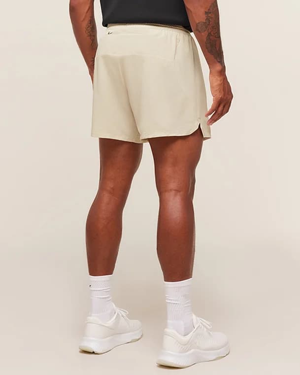 Running Shorts  Oat White - View 4