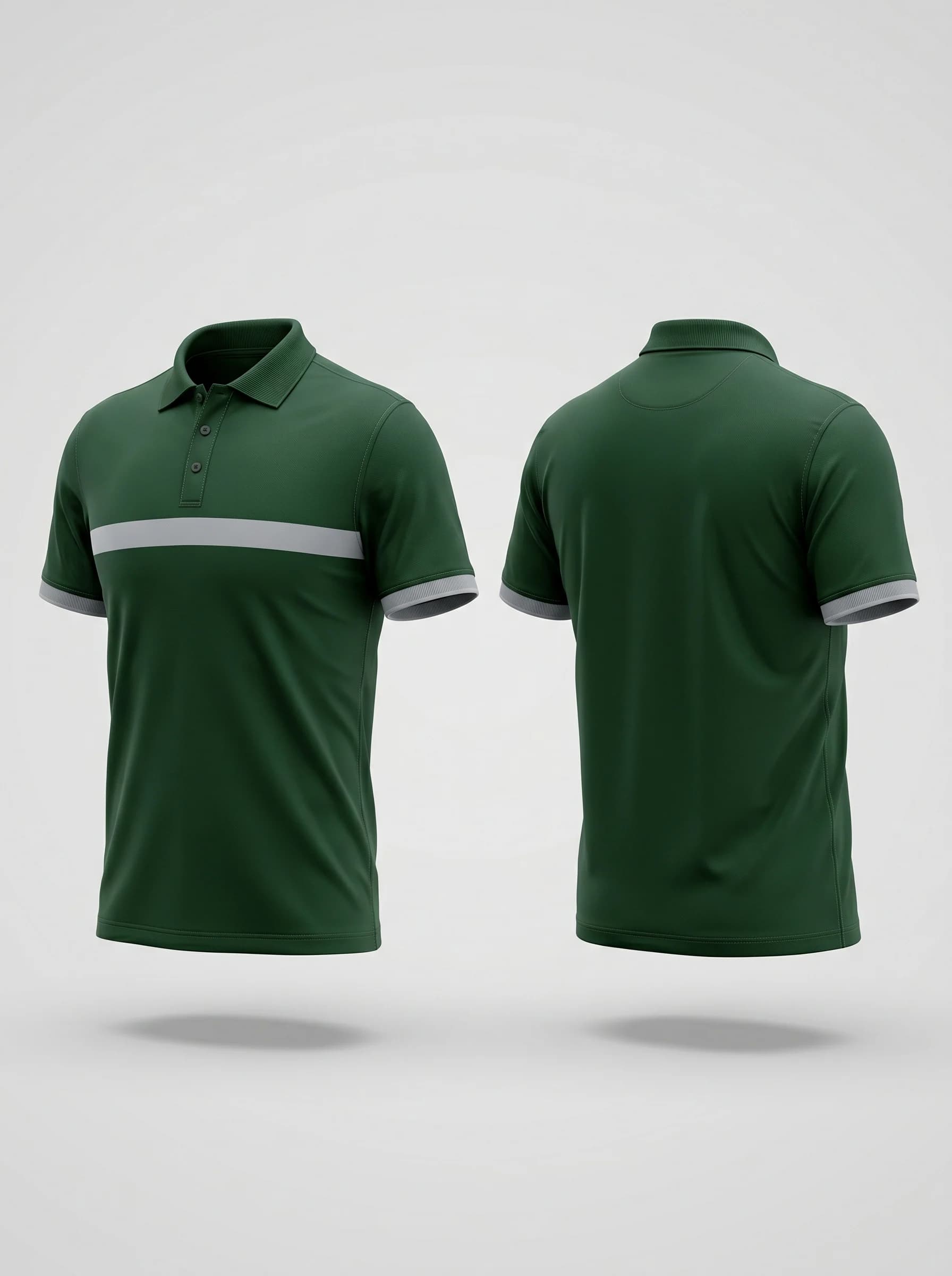 Green Golf Polo