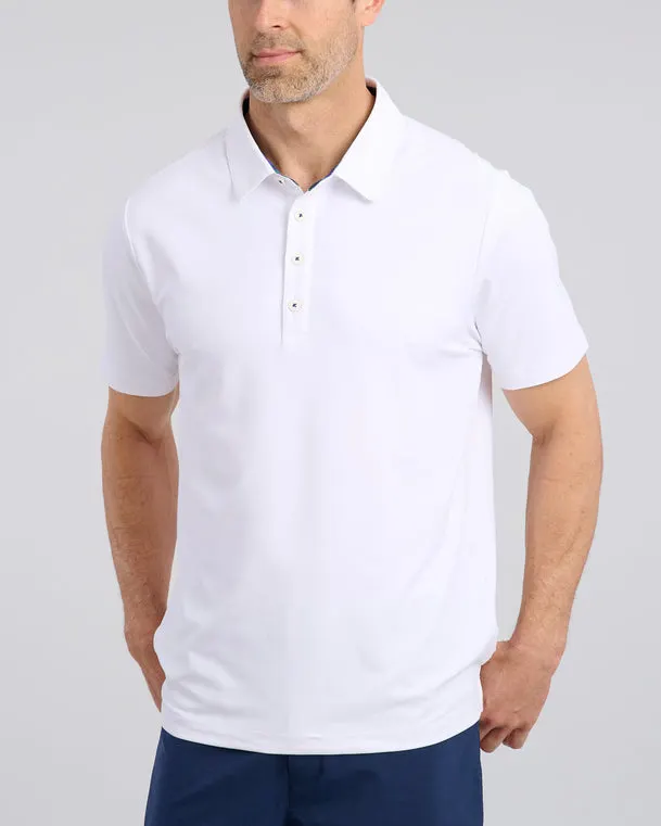 Classic Men's White Polo