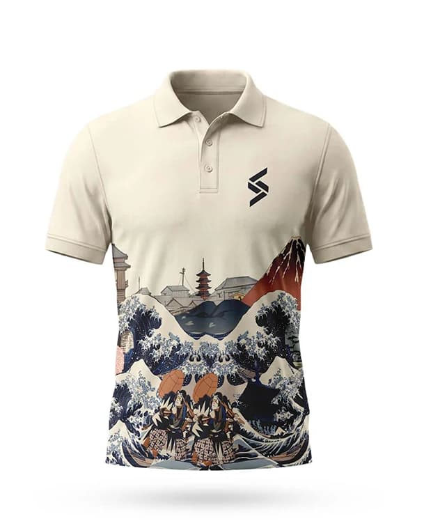 Chinese City Golf Polo
