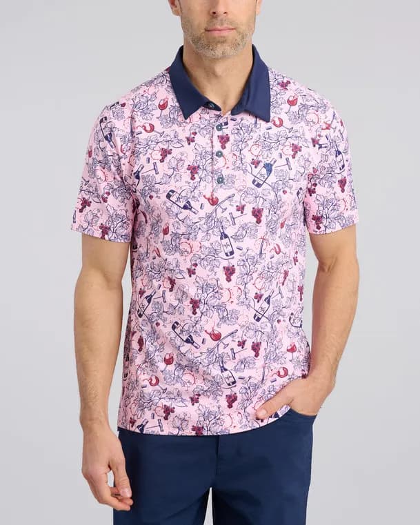 Pink Golf Polo Shirt