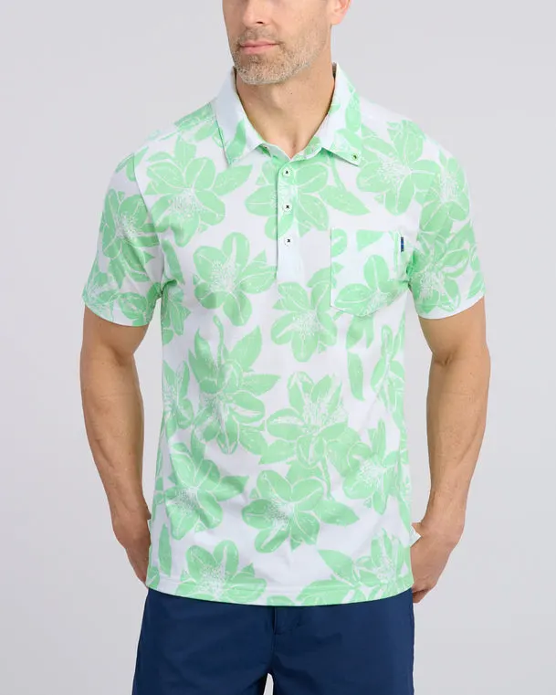 Green Leaf Golf Polo Shirt