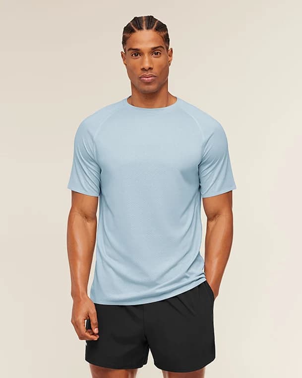 Hybrid Engineered Jacquard T-Shirt