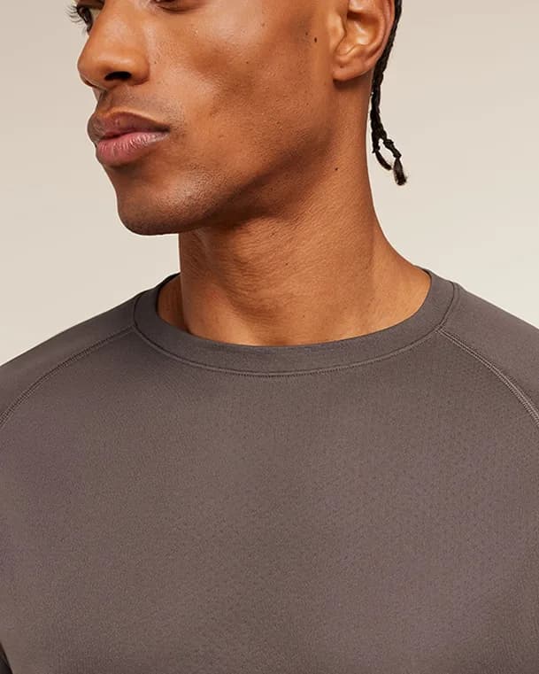 Hybrid Engineered Jacquard Raglan T-Shirt