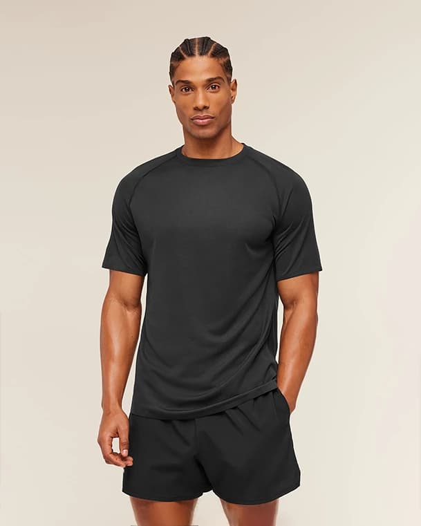 Black Compression T-Shirt - View 1