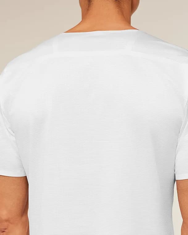 Essential Interlock T-Shirt White - View 4