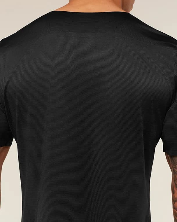 Essential Interlock T-Shirt Black - Man - View 4