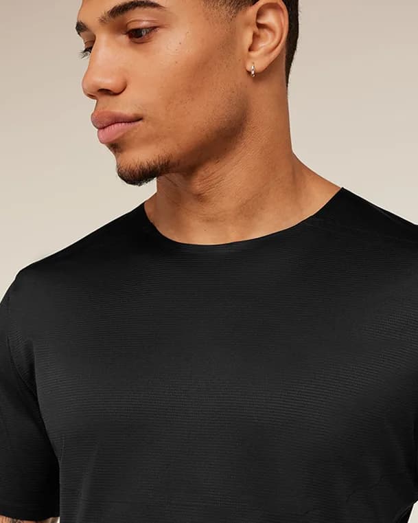 Essential Interlock T-Shirt Black - Man