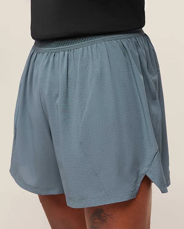Running Shorts Iron Blue - View 4