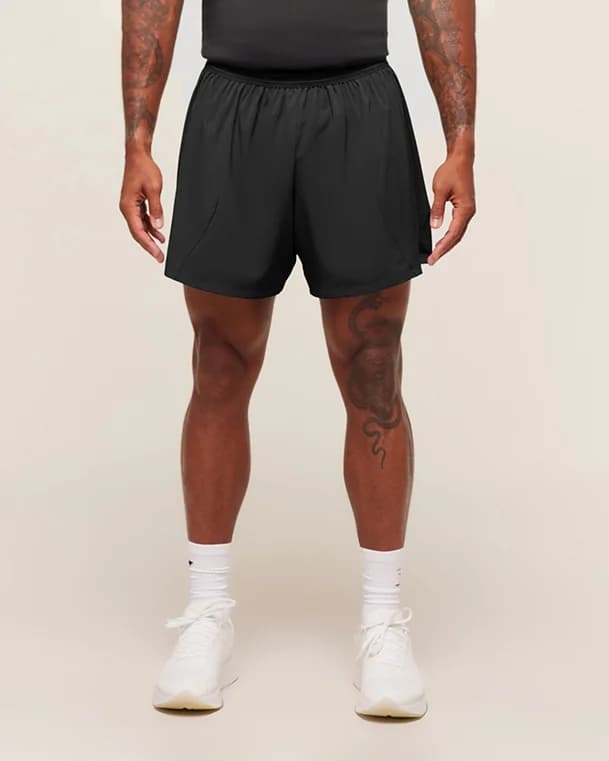 Running Shorts in Black - View 1