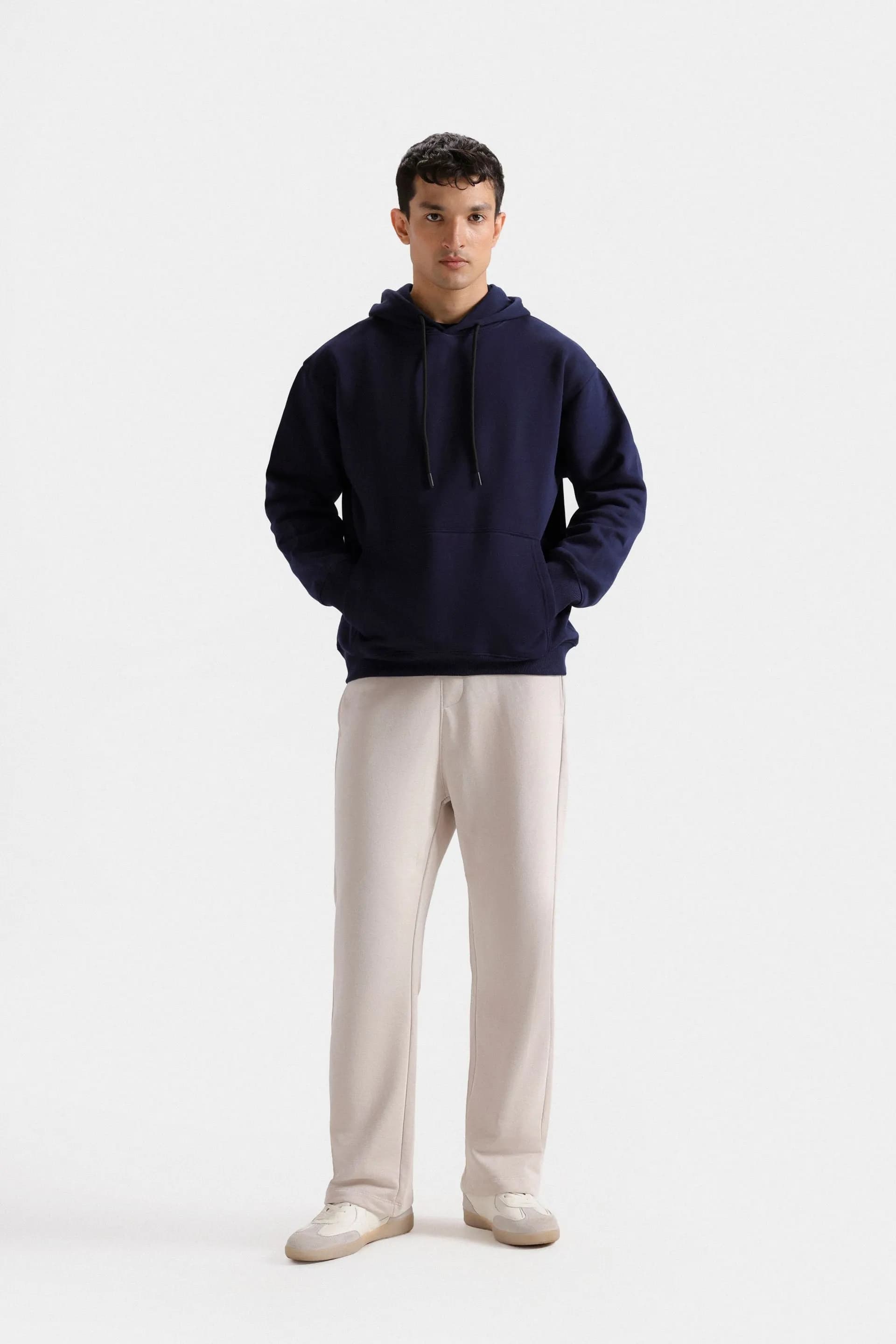 Navy Blue Hoodie - View 1