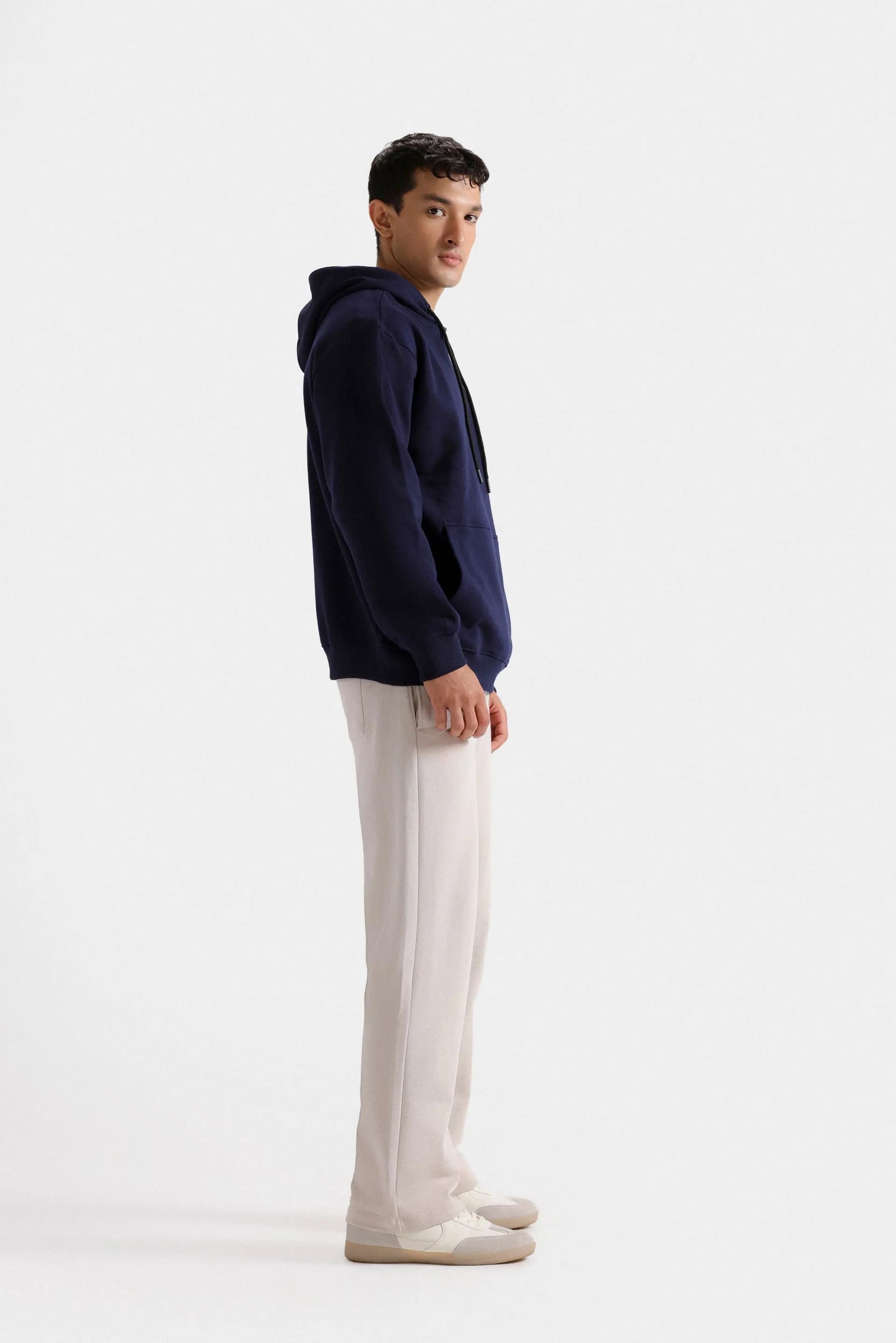 Navy Blue Hoodie - View 3