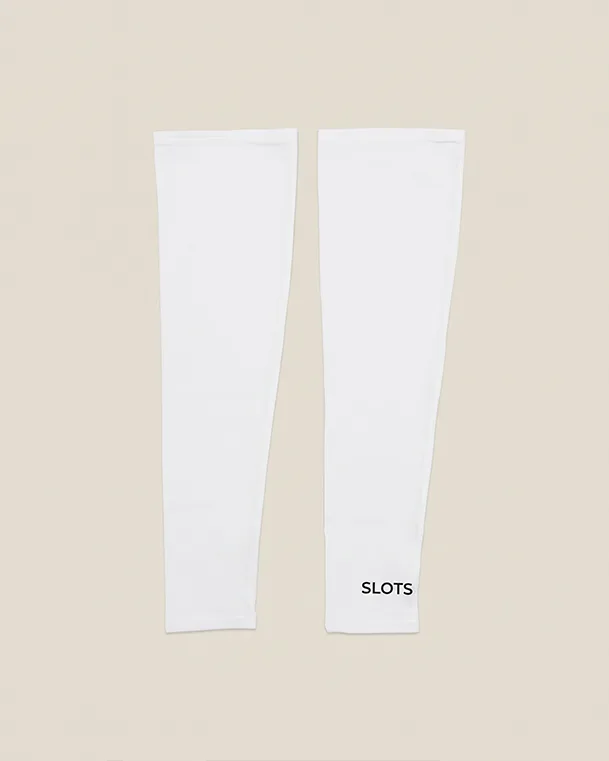 Golf White Arm Sleeves